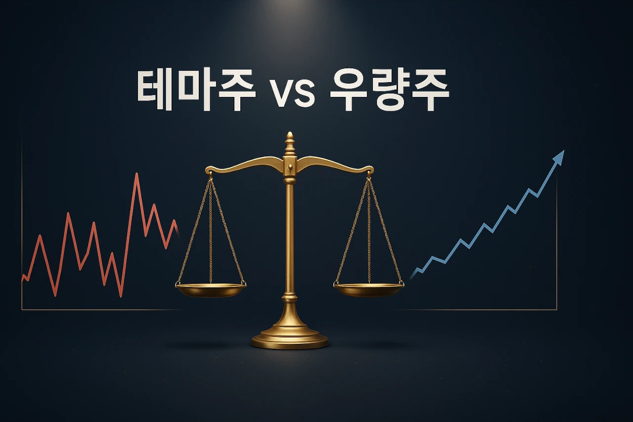 테마주 vs 우량주
