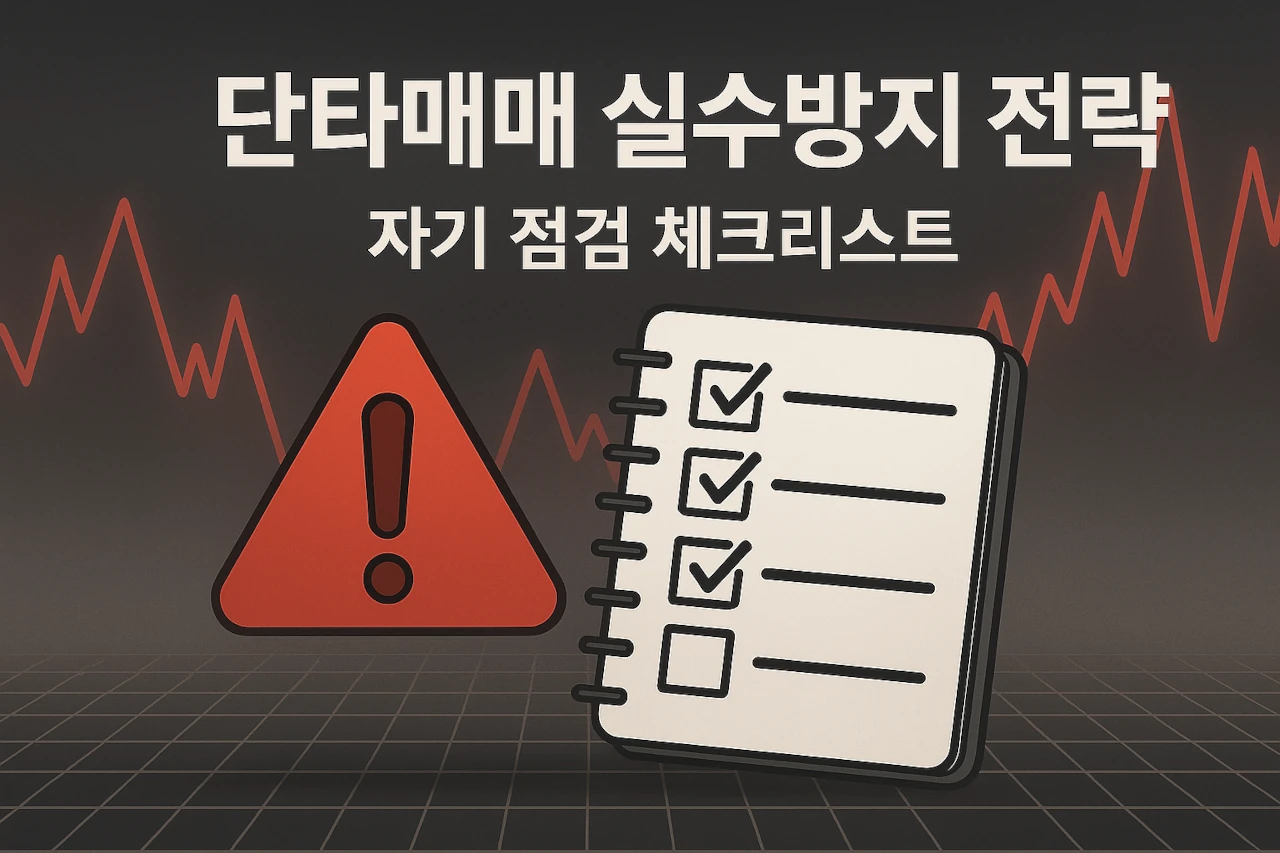 단타매매 실수방지 전략과 자기 점검 체크리스트